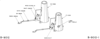 HYPERBALL (Williams) Playfield tube assembly