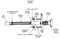 Ball shooter assembly Gottlieb&reg;