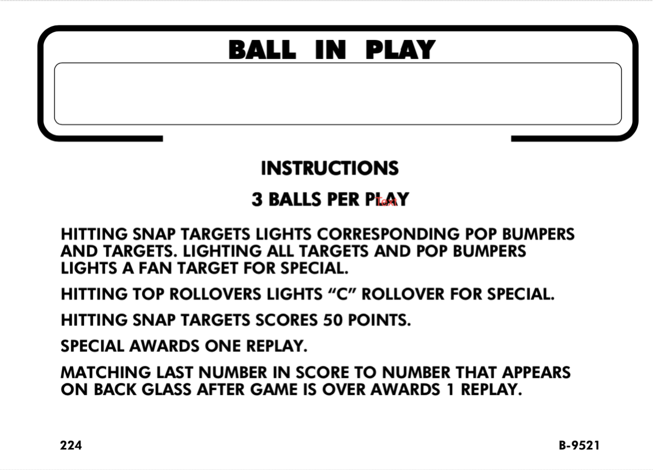 Royal Guard (Gottlieb) Score Cards (5)