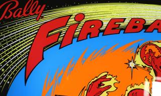 FIREBALL (Bally 1972) Backglass