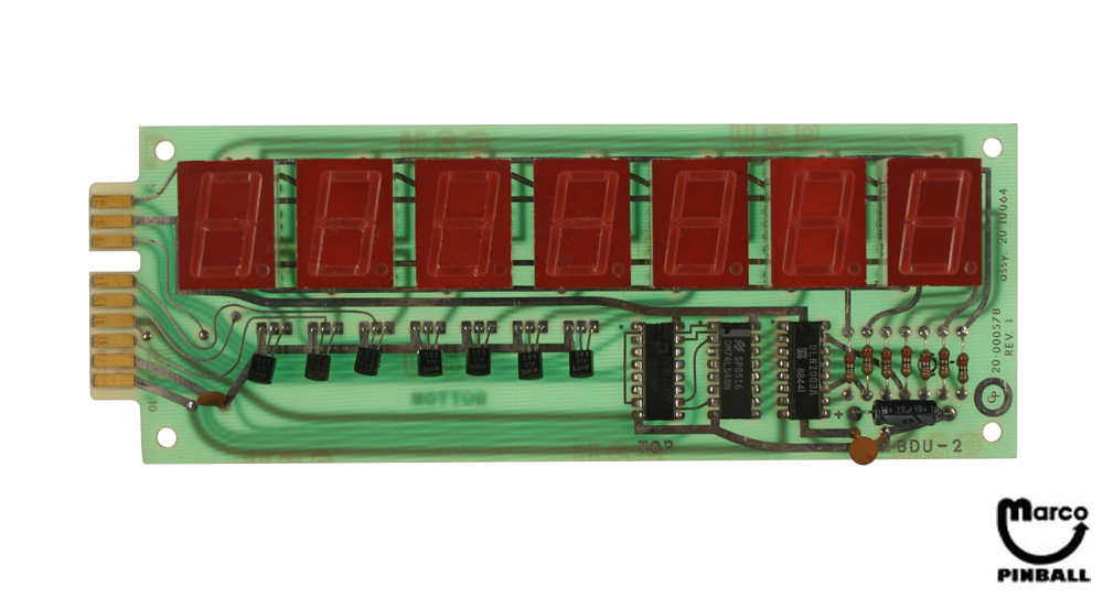 Game Plan 7 digit display