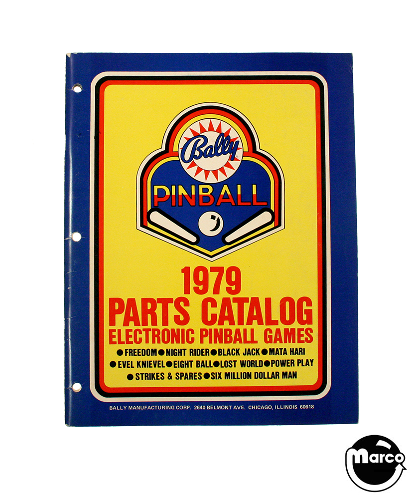 Bally 1979 Parts Catalog