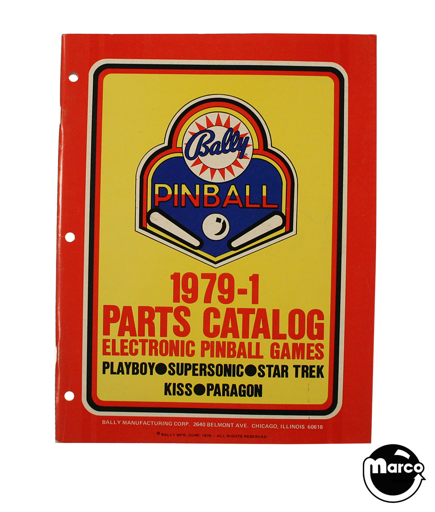Bally 1979-1 Parts Catalog
