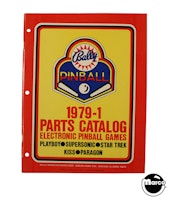 Bally 1979-1 Parts Catalog AS IS