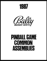 Bally 1987 Common Assemblies