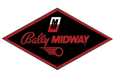 Coin door decal Bally Midway