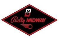 Bally Midway Coin Door sticker