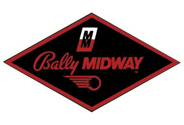 Coin door decal Bally Midway
