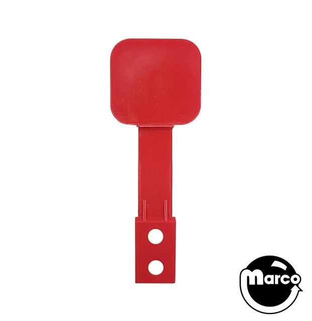 Target face and arm Bally square red