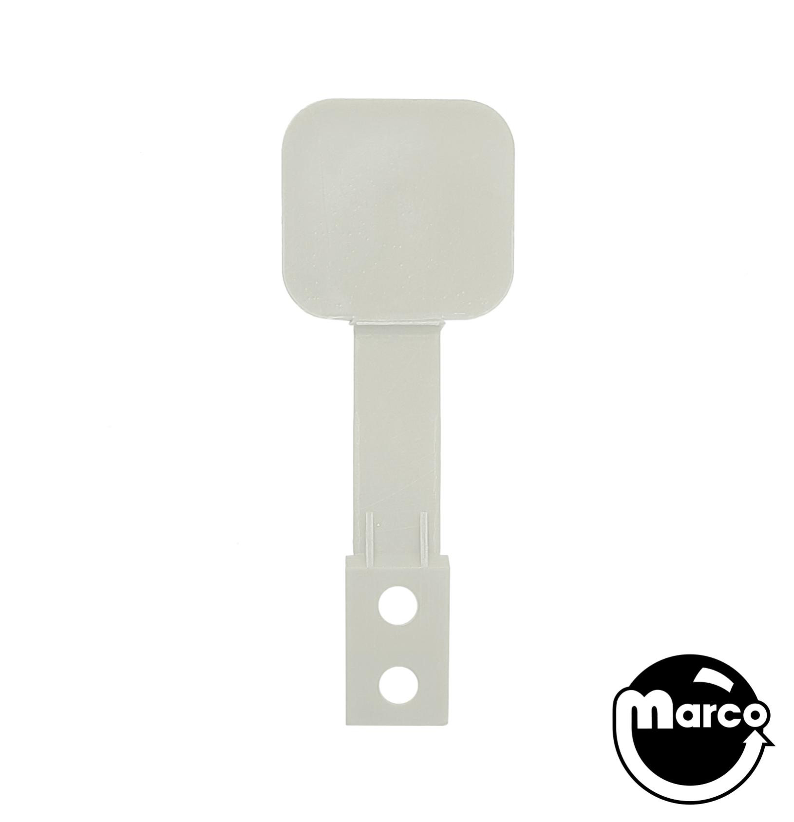 Target face and arm Bally square white