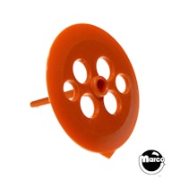 Pop bumper skirt pointed Gottlieb orange