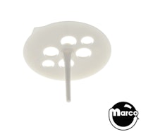 Pop bumper skirt pointed Gottlieb white