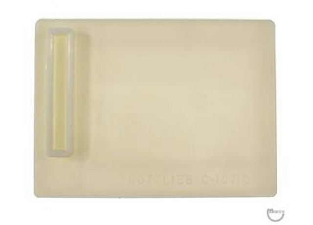 Coin entry plate Gottlieb white blank
