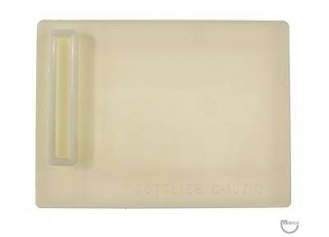 Coin entry plate Gottlieb white blank