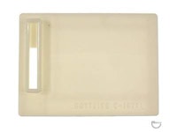 Coin entry plate - Gottlieb&reg; white 10&cent;