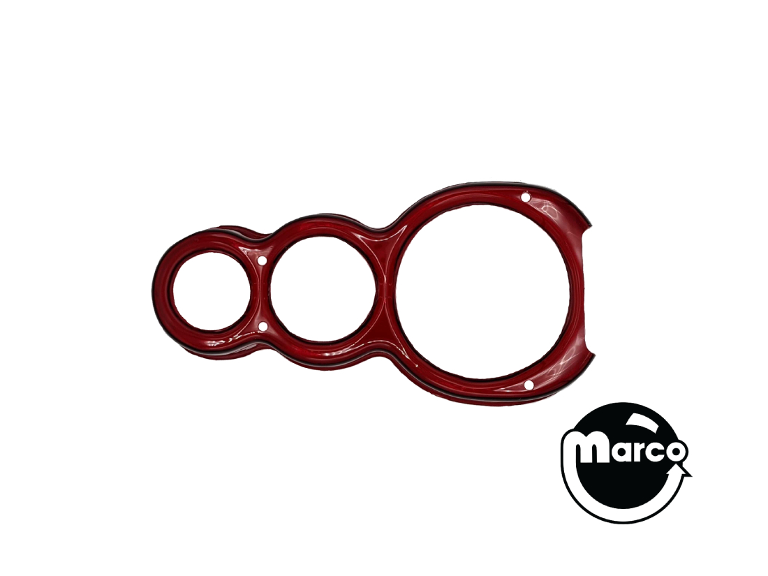 COMET (Williams) Cycle jump 3 hole shroud - Transparent Red