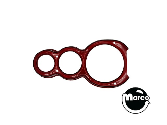 COMET (Williams) Cycle jump 3 hole shroud - Transparent Red