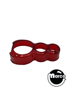 COMET (Williams) Cycle jump 3 hole shroud - Transparent Red
