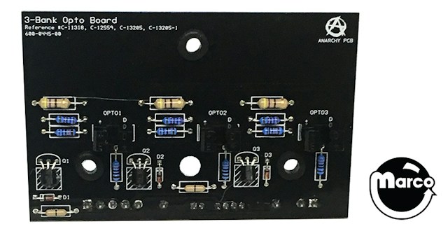 Drop target opto board Williams 3 bank 5768-12069-00