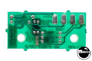 Drop target opto board single