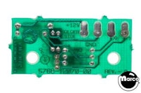 Drop target opto board single