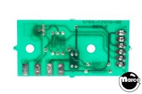 Drop target opto board single