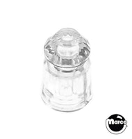 Post - faceted 1 inch clear