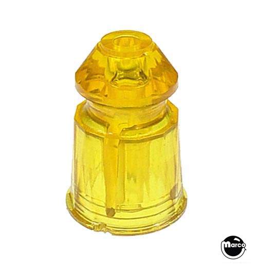 C-11561-T - Post - faceted 1 inch yellow trans - Marco Specialties