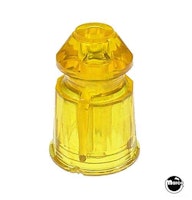 Post - faceted 1 inch yellow trans