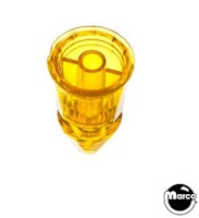 Post - faceted 1-3/16 inch yellow trans