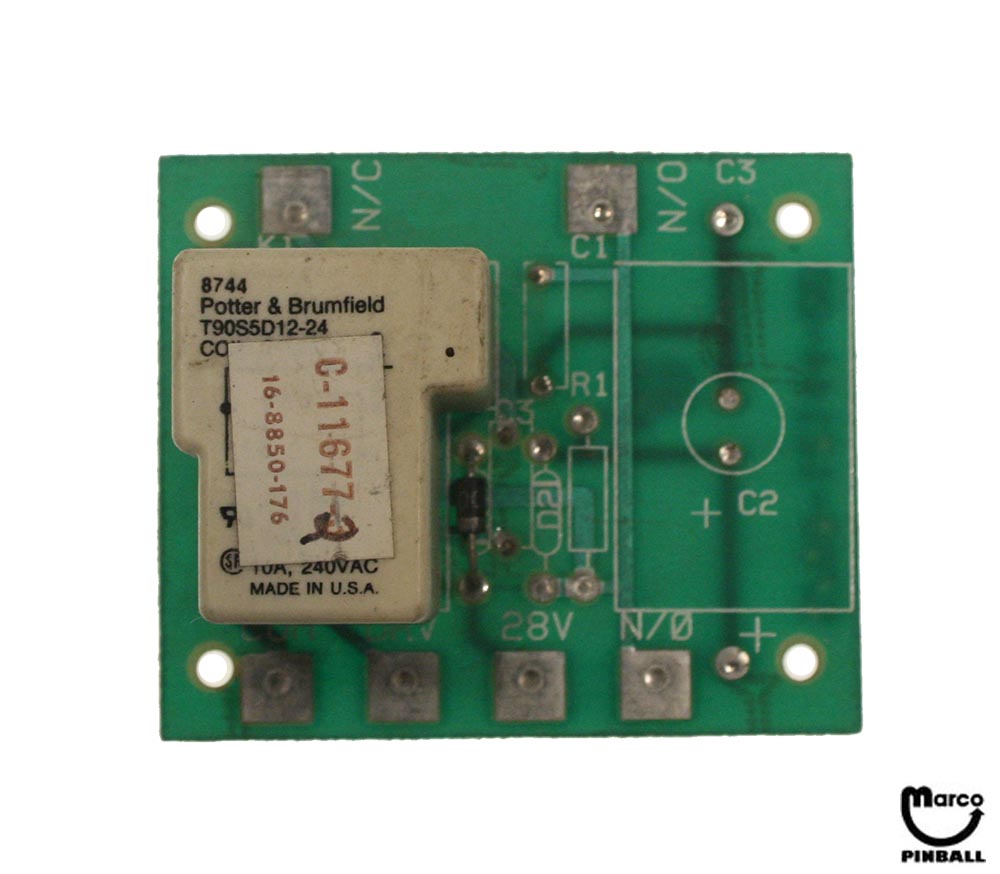 Relay snubber board