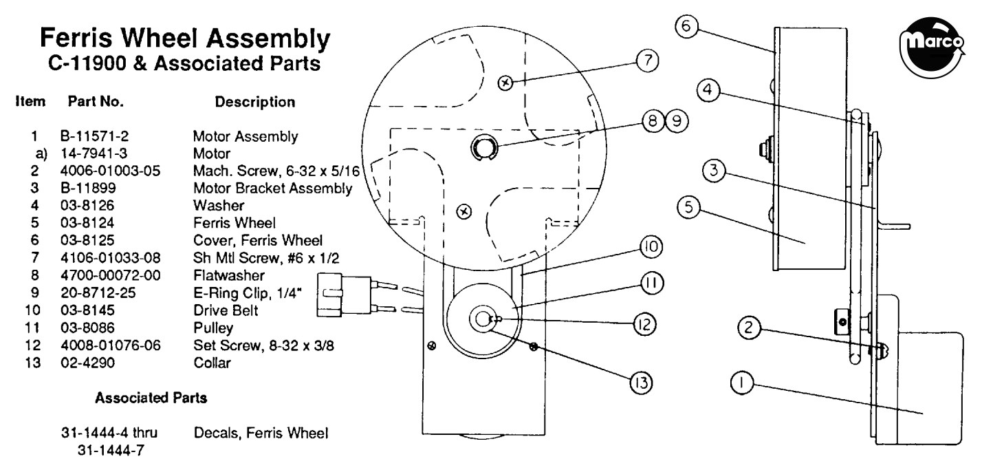 Ferris wheel assembly