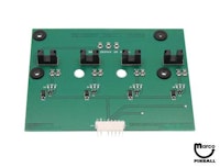 Opto board - 4 bank drop target assy