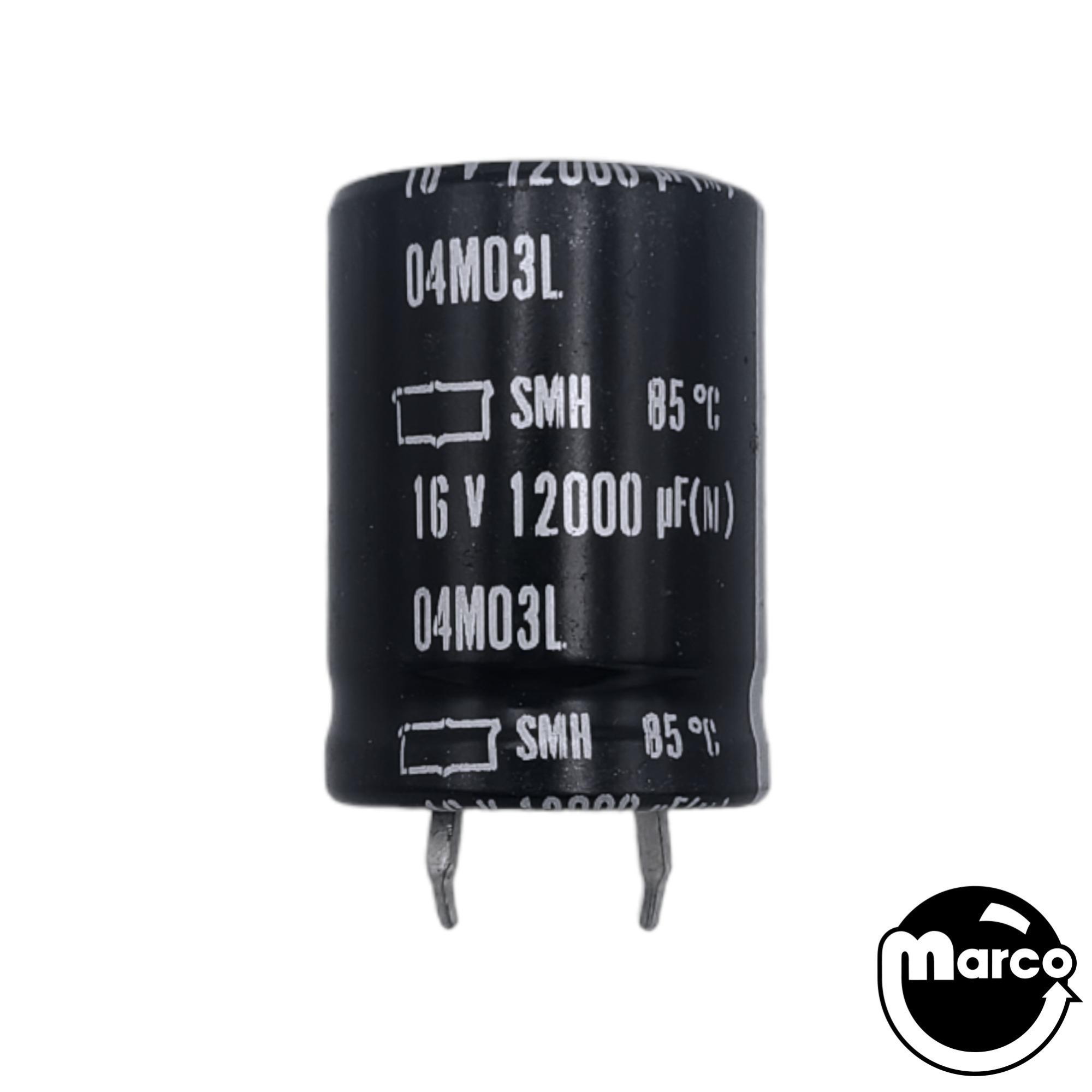 Capacitor 12000 uF 16v radial snap