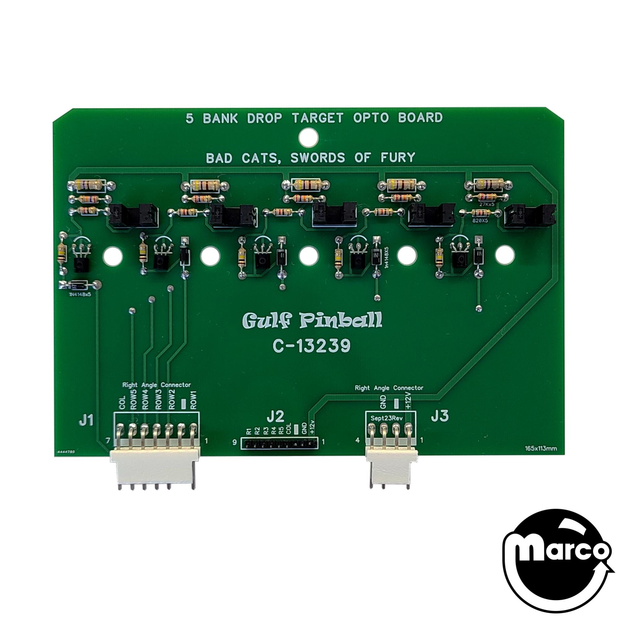 C-13239 - Drop target opto board Williams 5 bank - Marco