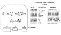 Drop target opto board 3 bank