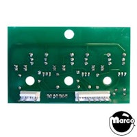 Opto board drop target 3 bank