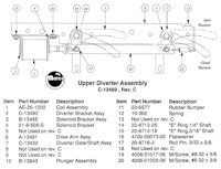 ROLLERGAMES (Williams) Diverter bracket