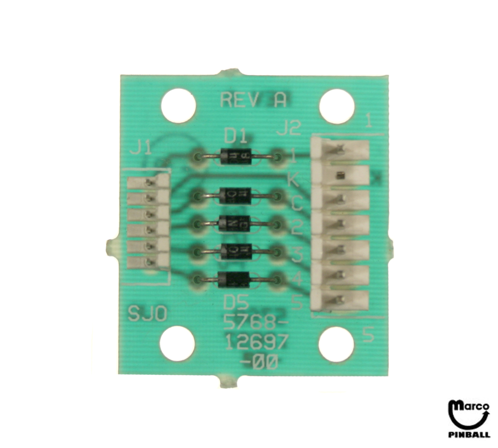 Board - 5 sw & diode assembly 5768-12697-00