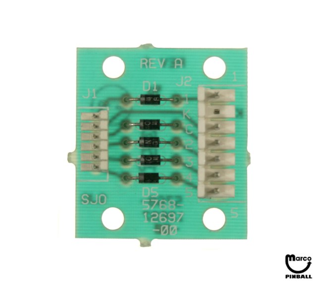 Board - 5 sw & diode assembly 5768-12697-00