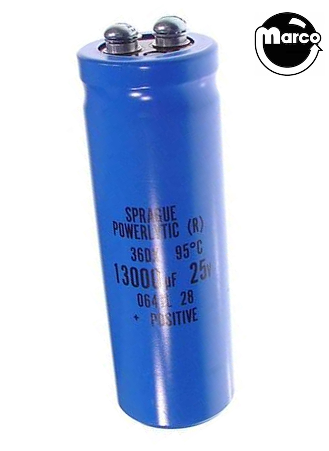 C13KM25VR - Capacitor 13000 uF 25v radial screw term - Marco