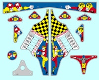 PRO FOOTBALL (Gottlieb) Plastic set