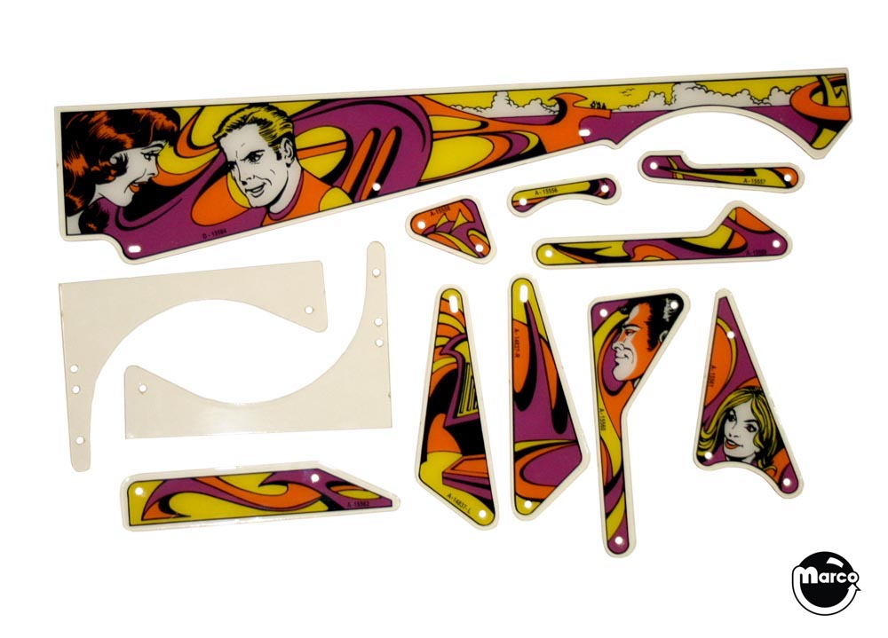 C-15565B - TARGET ALPHA (Gottlieb) Plastic set - Marco Specialties