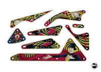 CARD WHIZ (Gottlieb) Plastic set
