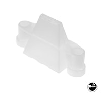Lane guide - pyramid 1-1/2 inch OC white