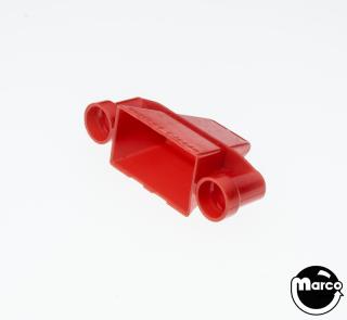 Lane guide - pyramid 1-1/2 inch OC red opaque