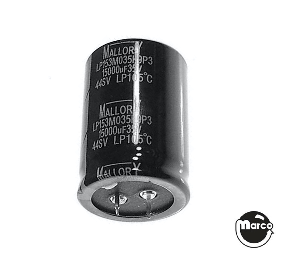 C15KM35VR - Capacitor 15000 uF 35v radial - Marco Specialties