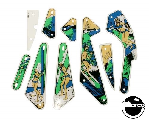 SURF CHAMP (Gottlieb) Plastic set PP1751