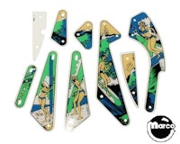 SURF CHAMP (Gottlieb) Plastic set