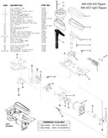 Flipper frame - right Gottlieb